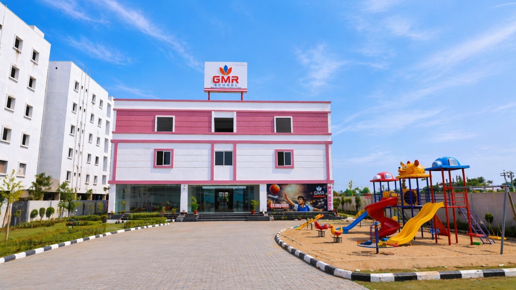 GMR International School Building and Playground